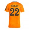 Real Madrid Antonio Rudiger #22 Bortatröja Dam 2024-25 Korta ärmar